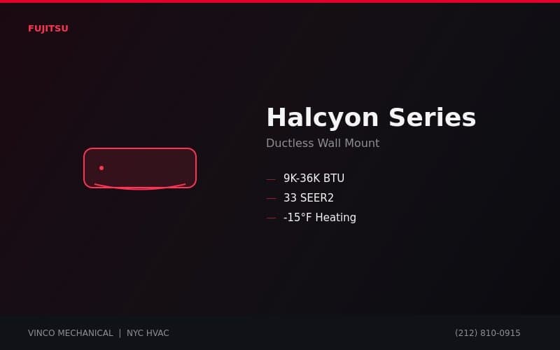 Halcyon Wall Mount (Ductless Mini Split)