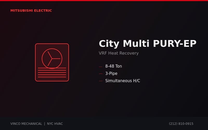 City Multi PURY-EP (VRF Heat Recovery)