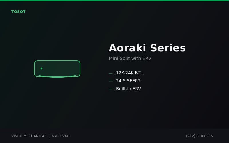 Aoraki Series (Mini Split with ERV)